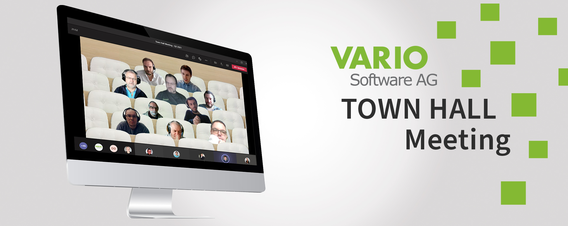 Virtuelles Meeting mit dem VARIO Team